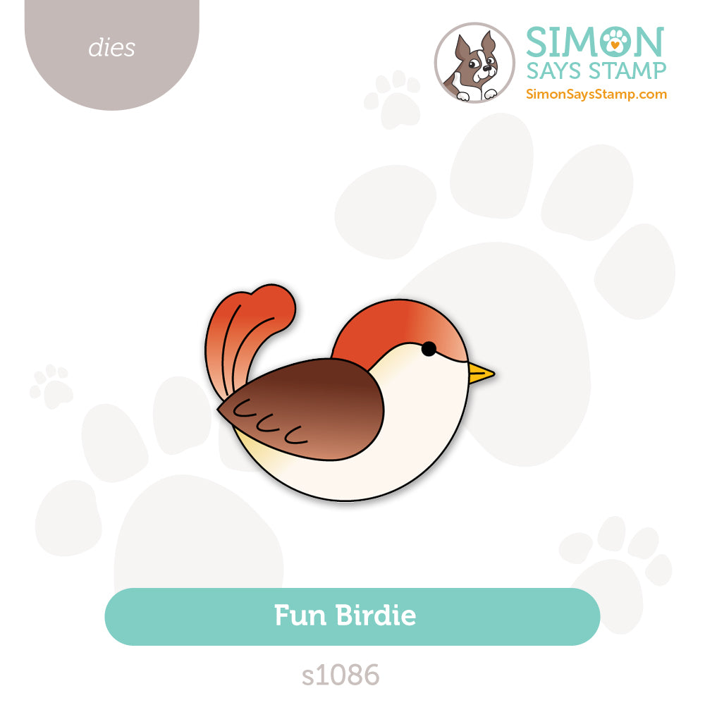 Simon Says Stamp Fun Birdie Wafer Die s1086 Happy Camper
