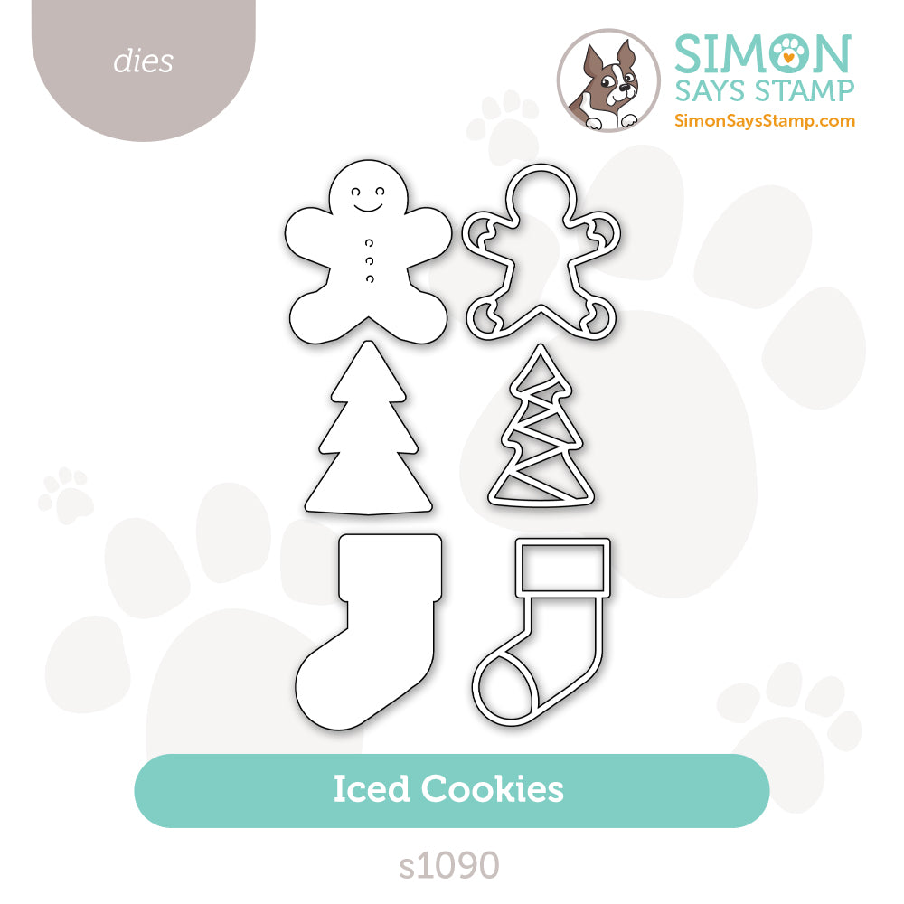 Simon Says Stamp Iced Cookies Wafer Dies s1090 Sugar And Spice