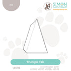 Simon Says Stamp Triangle Tab Wafer Die s1091 And Everything Nice