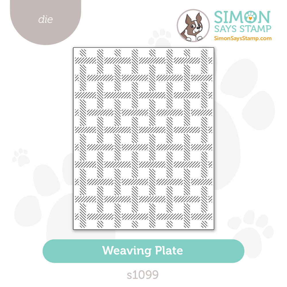 Simon Says Stamp Weaving Plate Wafer Dies s1099 DieCember