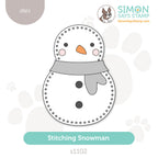 Simon Says Stamp Stitching Snowman Wafer Dies s1102 DieCember