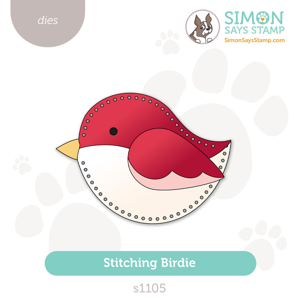 Simon Says Stamp Stitching Birdie Wafer Dies s1105 DieCember