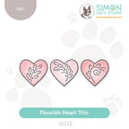 Simon Says Stamp Flourish Heart Trio s1112 Heart to Heart