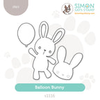 Simon Says Stamp Balloon Bunny Wafer Dies s1116 In My Heart