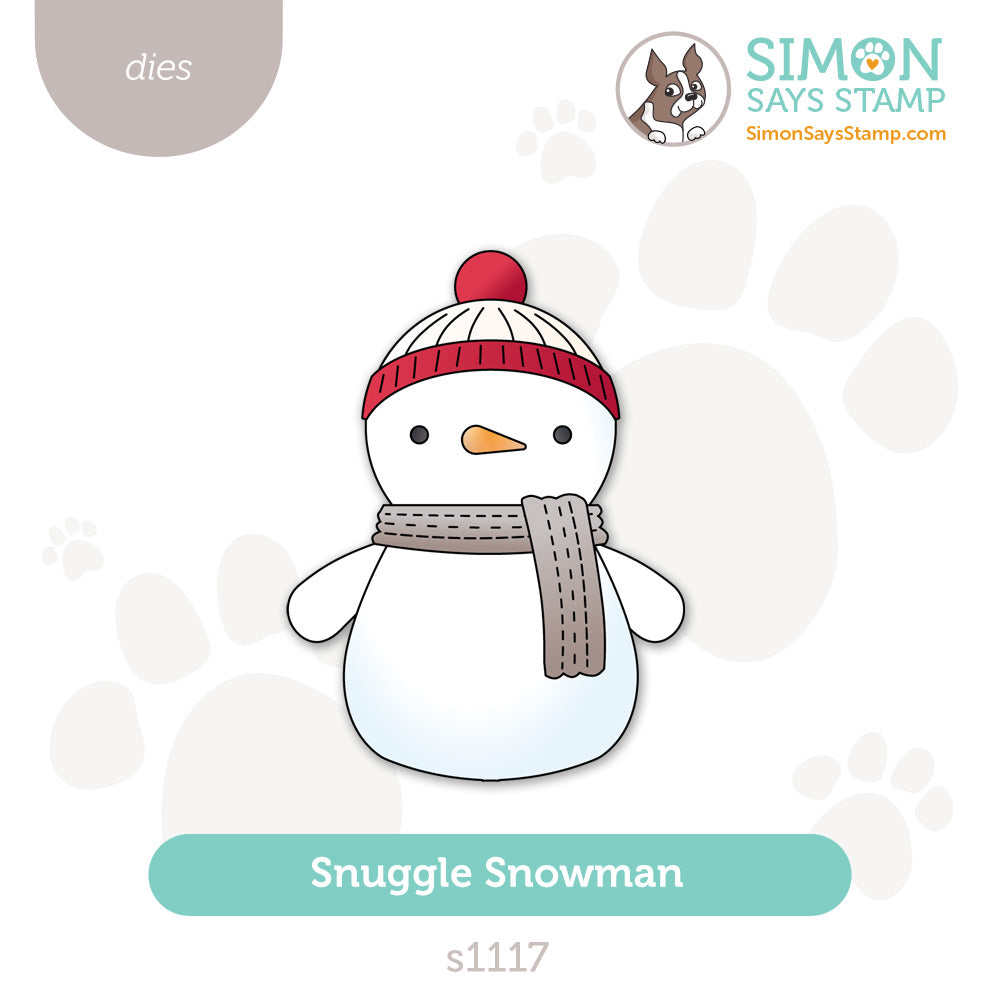 Simon Says Stamp Snuggle Snowman Wafer Dies s1117 DieCember