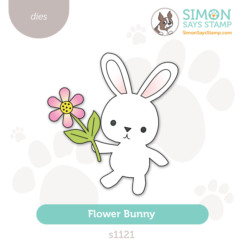Simon Says Stamp Flower Bunny Wafer Dies s1121 In My Heart