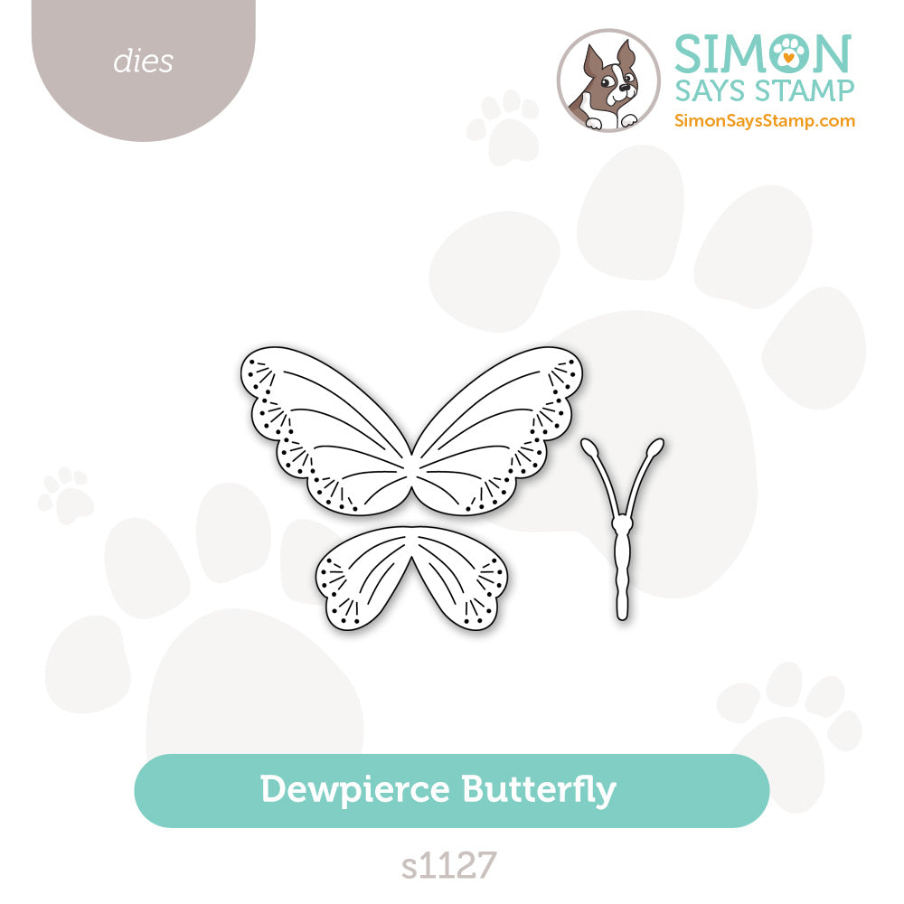 Simon Says Stamp Dewpierce Butterfly Wafer Dies s1127 Always There