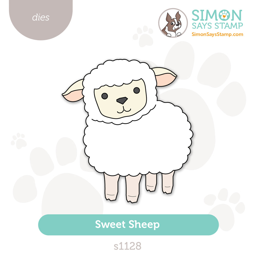 Simon Says Stamp Sweet Sheep Wafer Dies s1128 Beautiful Moments