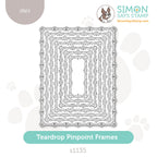 Simon Says Stamp Teardrop Pinpoint Frames Wafer Dies s1135 In My Heart