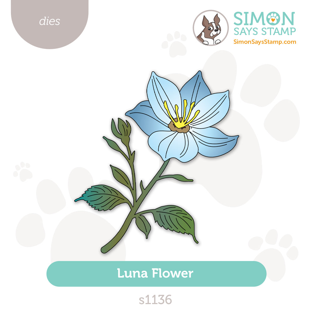 Simon Says Stamp Luna Flower Wafer Dies s1136 Always There