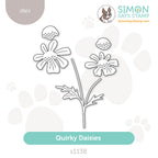 Simon Says Stamp Quirky Daisies Wafer Dies s1138 Shine On