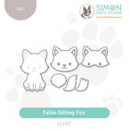 Simon Says Stamp Fable Sitting Fox Wafer Dies s1147 Stamptember
