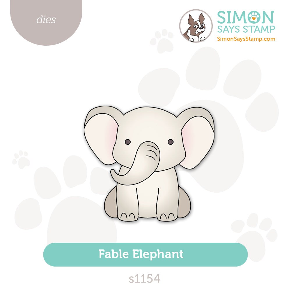 Simon Says Stamp Fable Elephant Wafer Dies s1154 Always There