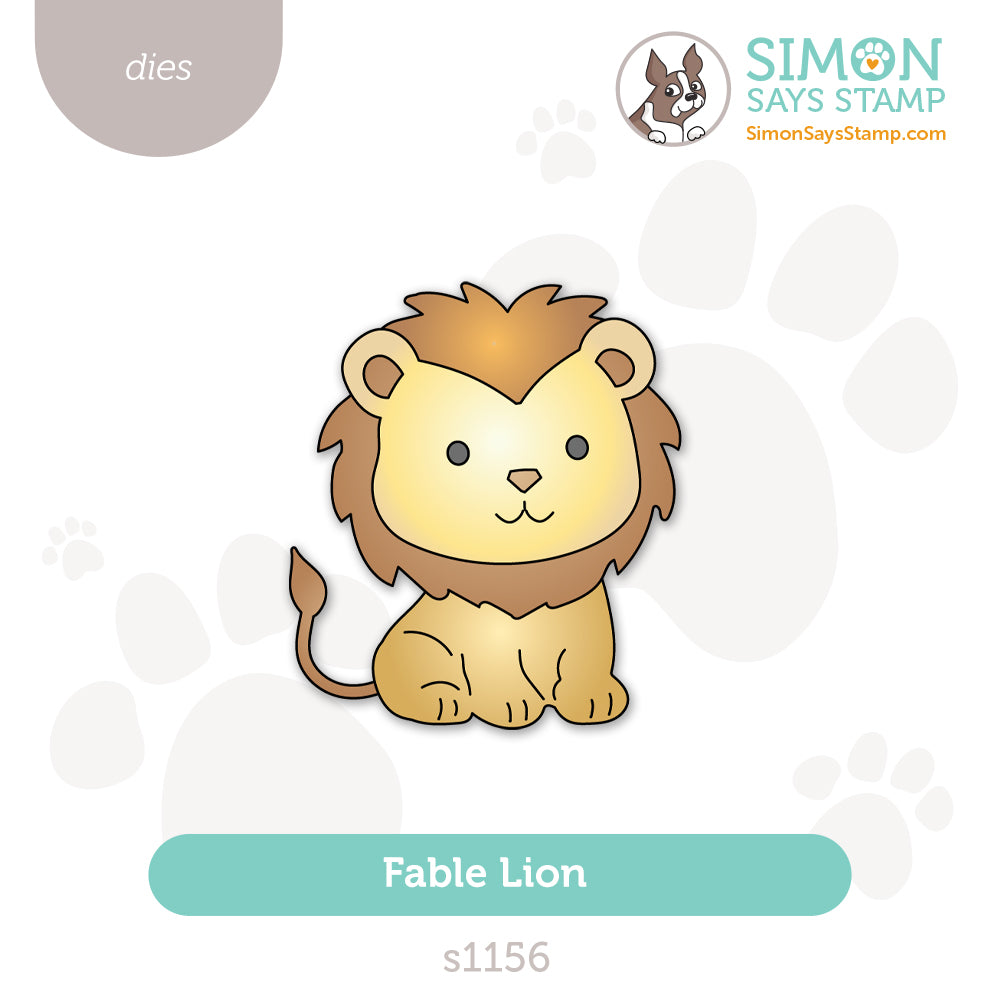 Simon Says Stamp Fable Lion Wafer Dies s1156 Always There