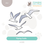 Simon Says Stamp Flying Gulls Seagulls Wafer Dies s1168 Shine On