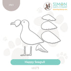 Simon Says Stamp Happy Seagull Wafer Dies s1173 Shine On