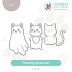 Simon Says Stamp Floating Ghost Cat Wafer Dies s1176 Stamptember