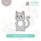 Simon Says Stamp Floating Ghost Cat Wafer Dies s1176 Stamptember