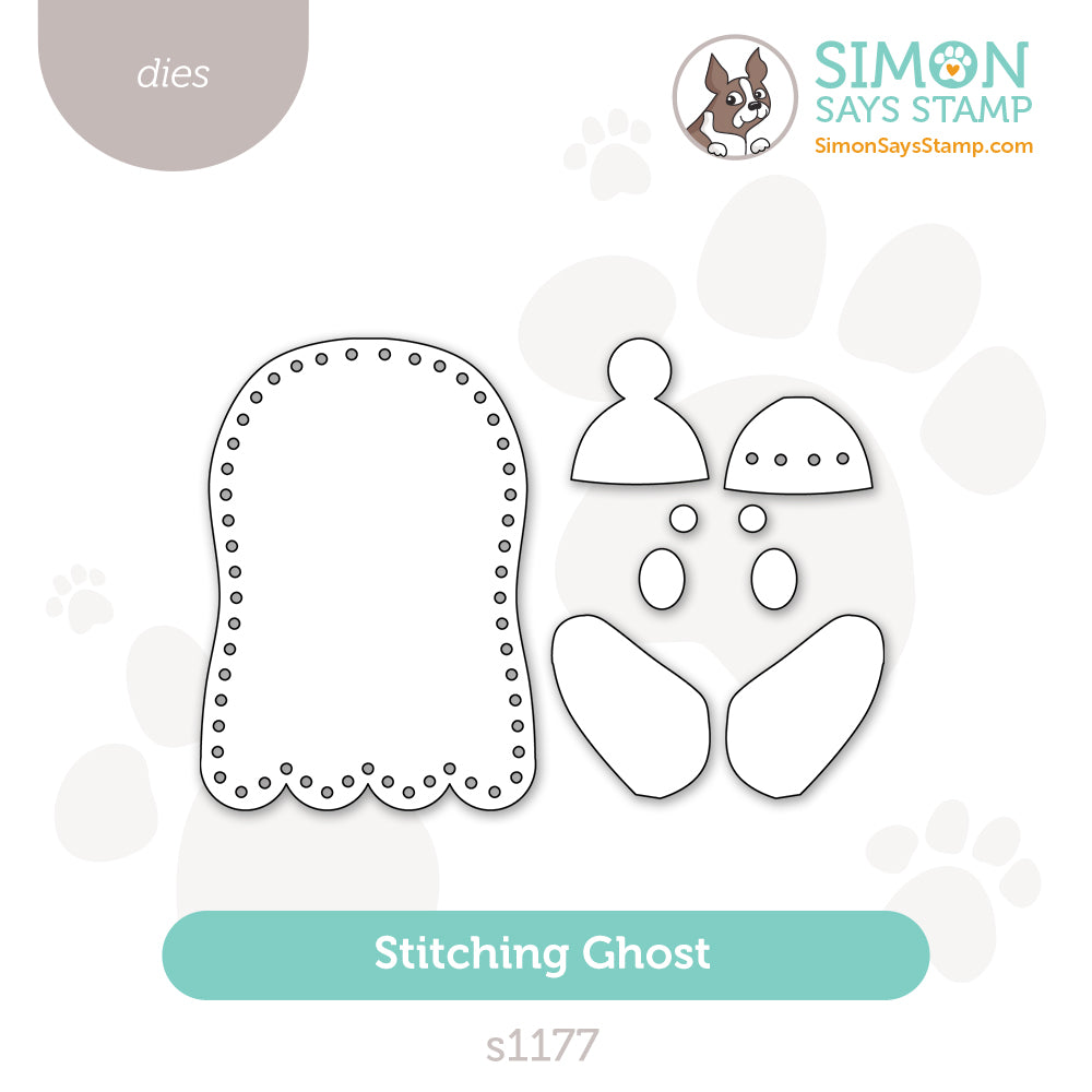 Simon Says Stamp Stitching Ghost Wafer Dies s1177 Stamptember