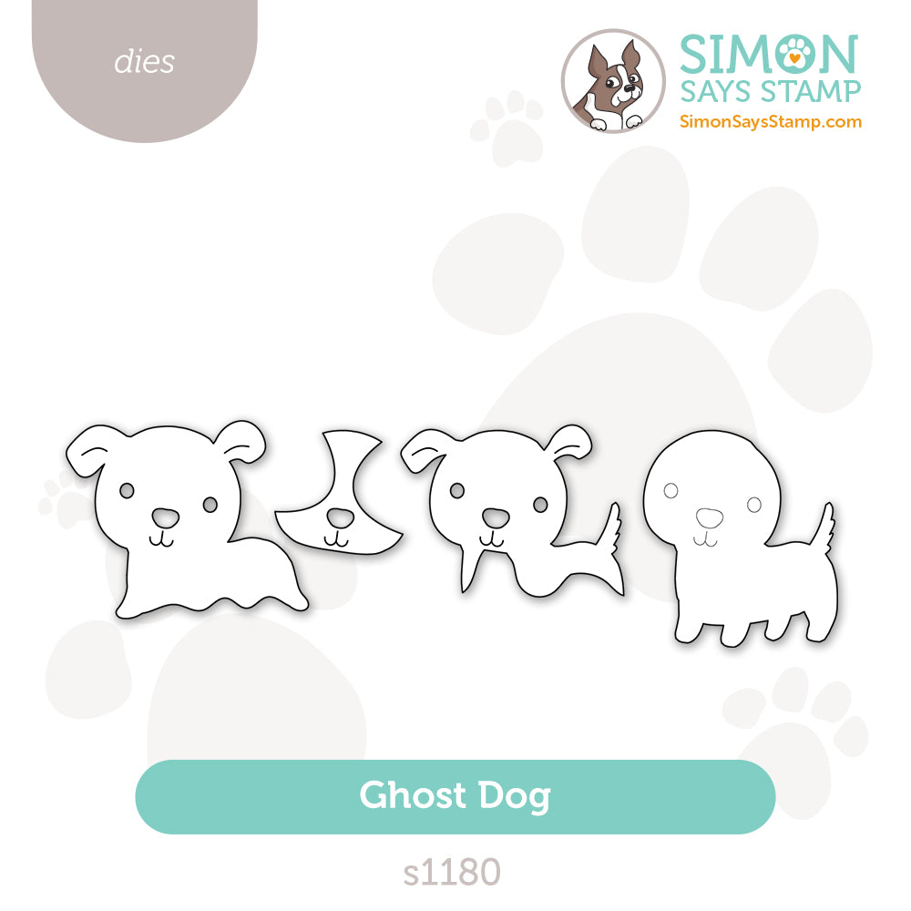 Simon Says Stamp Ghost Dog Wafer Dies s1180 Stamptember