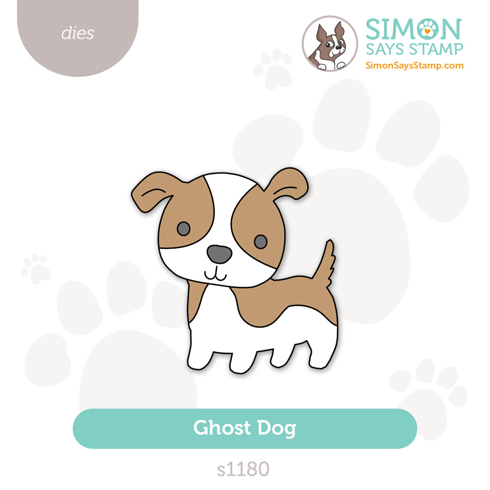 Simon Says Stamp Ghost Dog Wafer Dies s1180 Stamptember