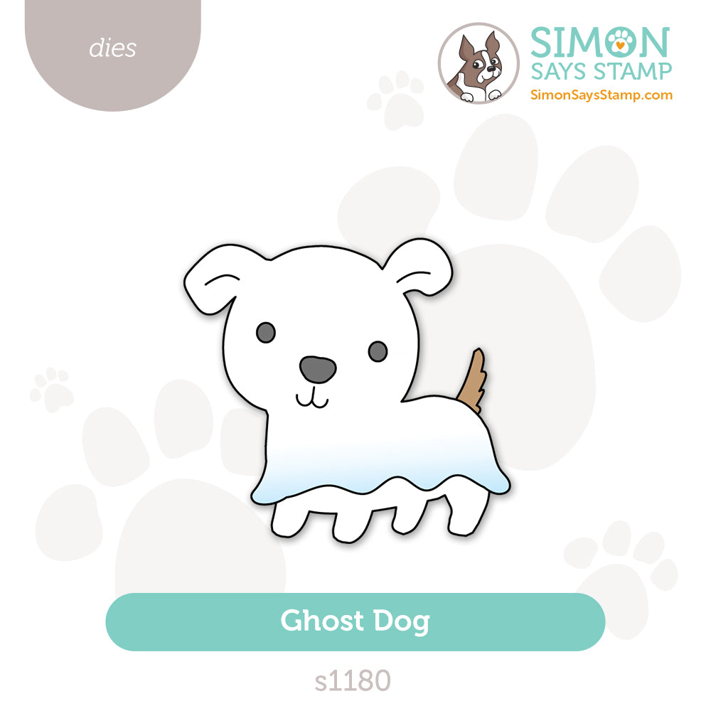 Simon Says Stamp Ghost Dog Wafer Dies s1180 Stamptember