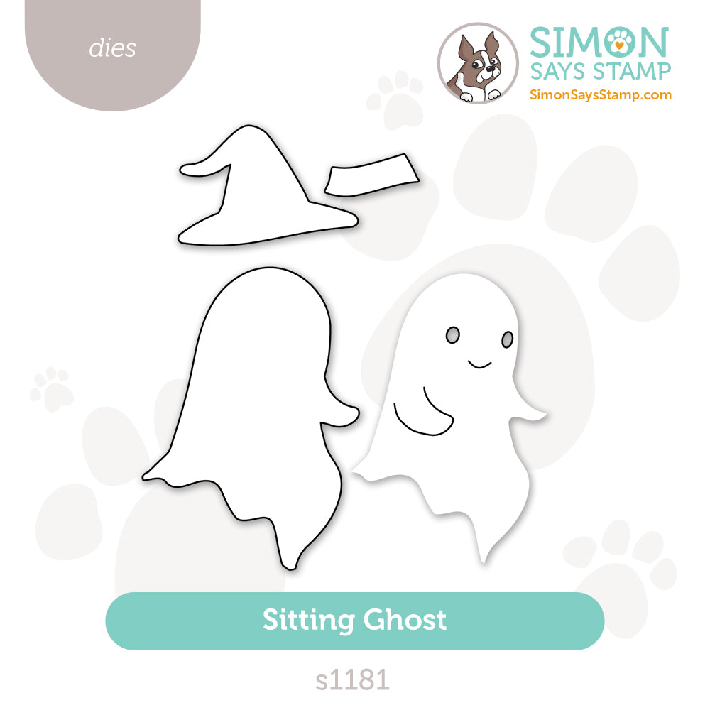 Simon Says Stamp Sitting Ghost Wafer Dies s1181 Stamptember