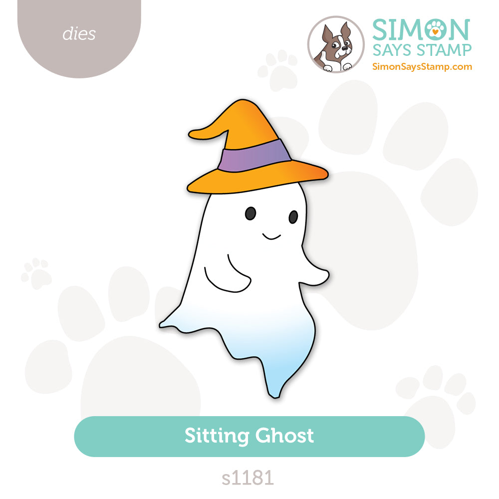 Simon Says Stamp Sitting Ghost Wafer Dies s1181 Stamptember