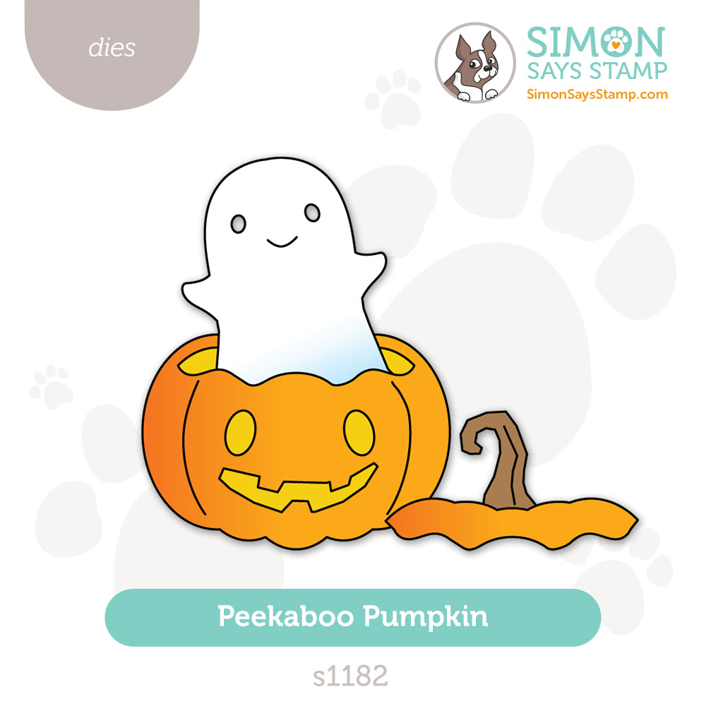 Simon Says Stamp Peekaboo Pumpkin Wafer Dies s1182 Stamptember
