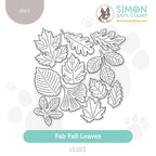 Simon Says Stamp Fab Fall Leaves Wafer Dies s1183 Sending Cheer