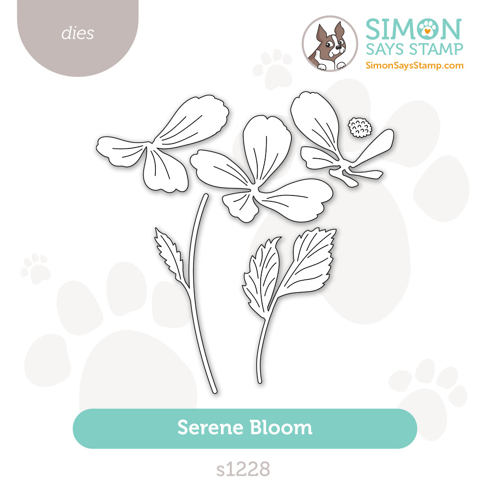 Simon Says Stamp Serene Bloom Wafer Dies s1228 Stamptember