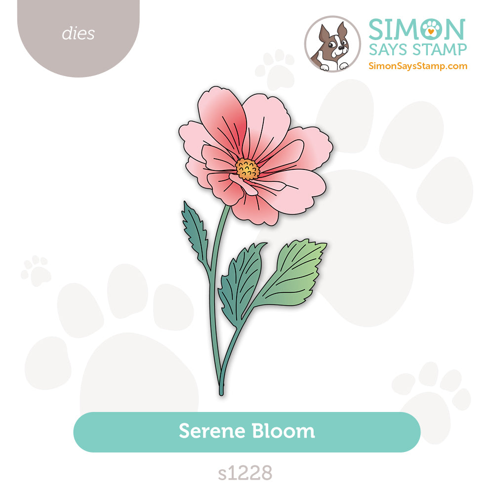 Simon Says Stamp Serene Bloom Wafer Dies s1228 Stamptember