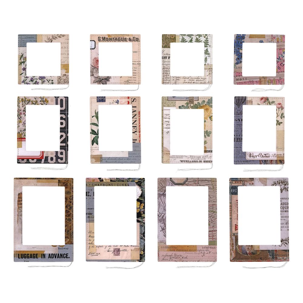 Tim Holtz Idea-ology Collage Strips and Frames Bundle solo