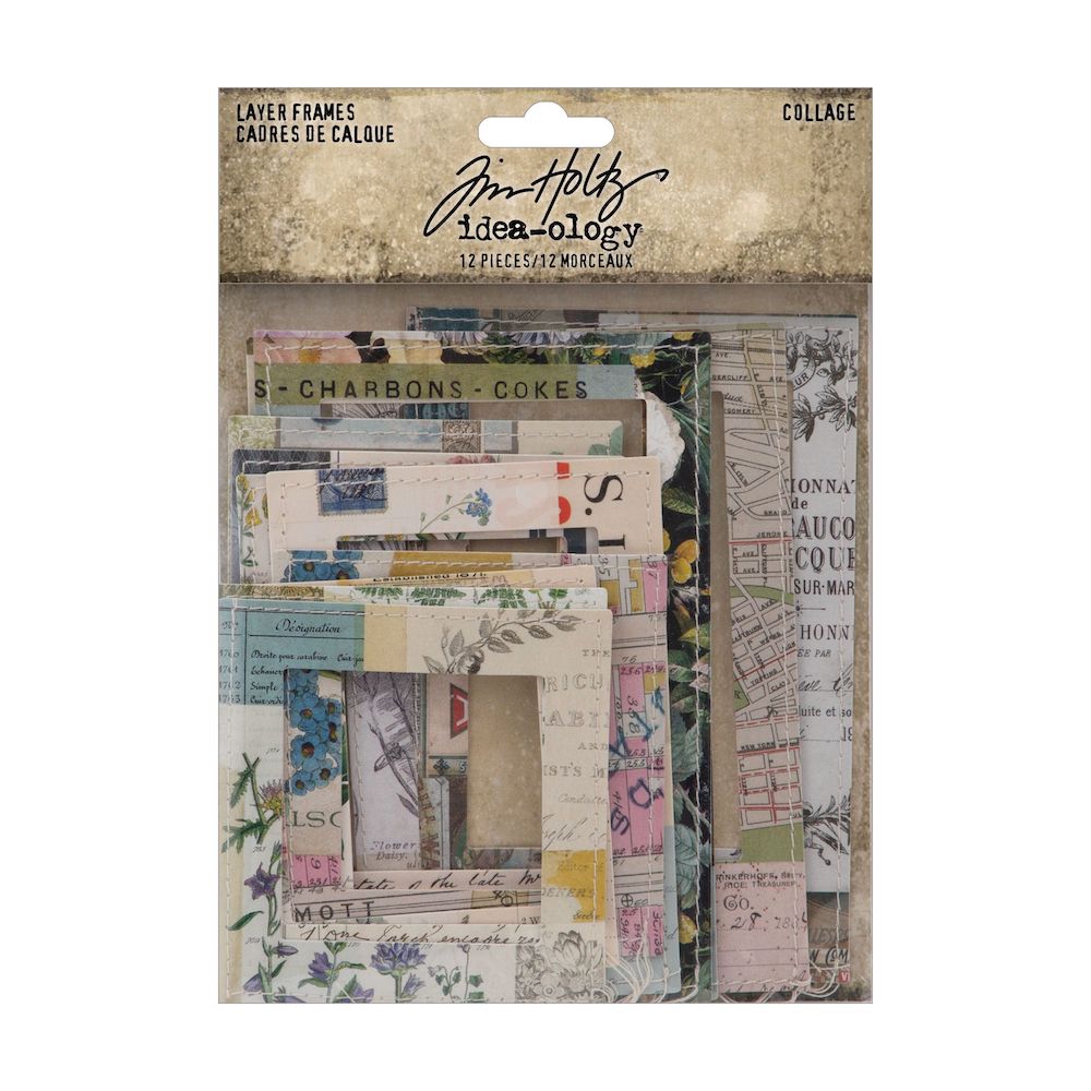Tim Holtz Idea-ology Collage Strips and Frames Bundle pack