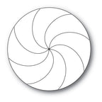 Simon Says Stamp Spinning Circle Wafer Die s630 *