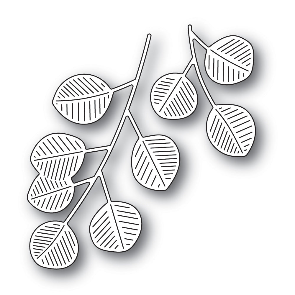 Simon Says Stamp EUCALYPTUS LEAVES Wafer Die s661