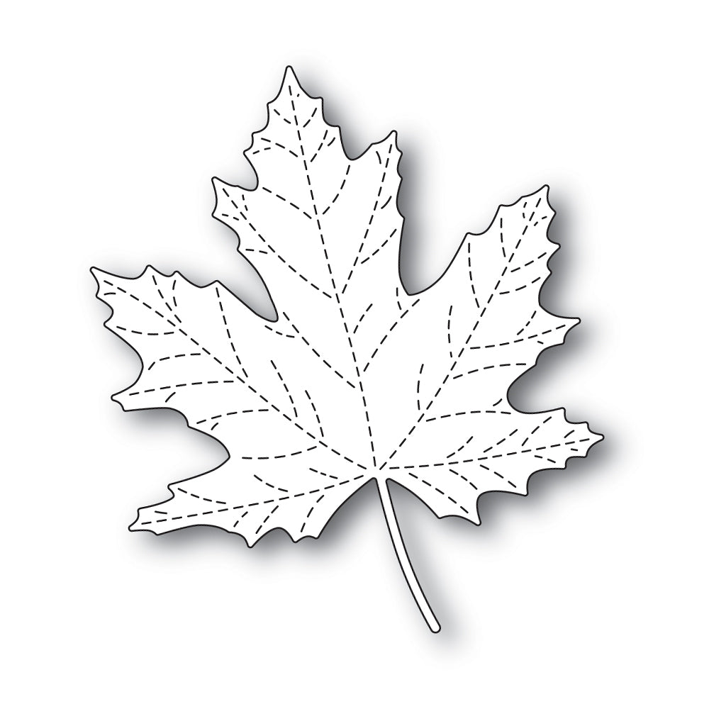 Simon Says Stamp Large Stitched Maple Wafer Die s686