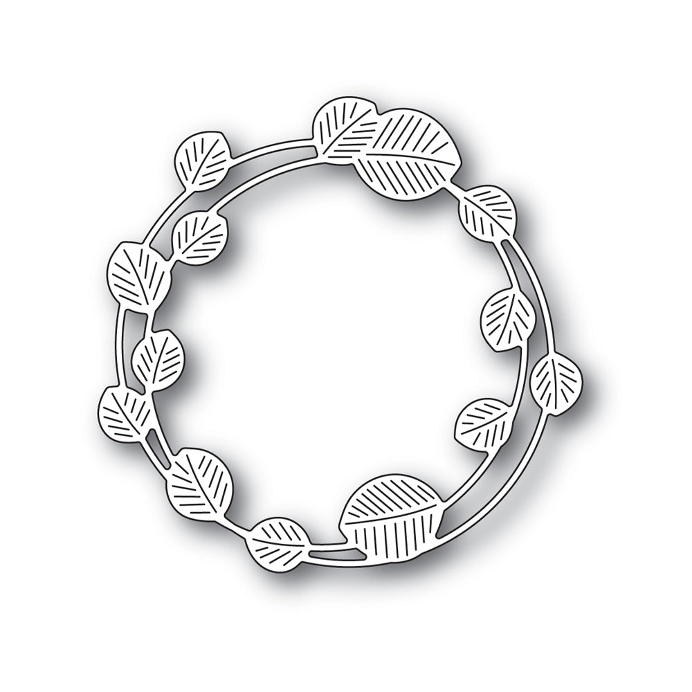Simon Says Stamp ETCHED EUCALYPTUS WREATH Wafer Die s694