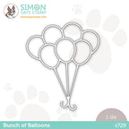 Simon Says Stamp BUNCH OF BALLOONS Wafer Dies s729