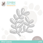 Simon Says Stamp OLIVE LEAVES Wafer Dies s733