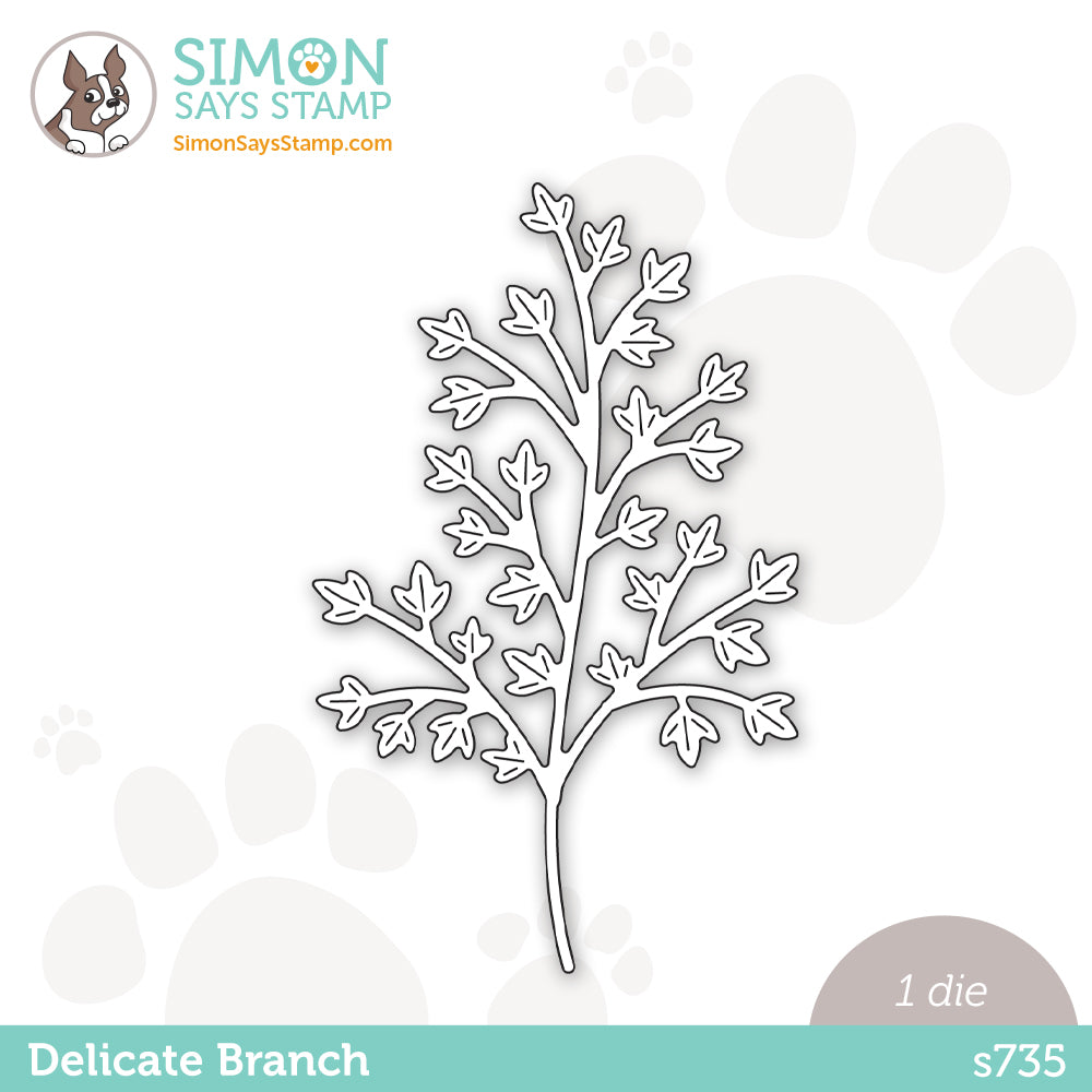 Simon Says Stamp DELICATE BRANCH Wafer Dies s735