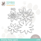 Simon Says Stamp DREAMY DAISY LAYERS Wafer Dies s739