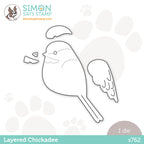 Simon Says Stamp LAYERED CHICKADEE Wafer Die s762
