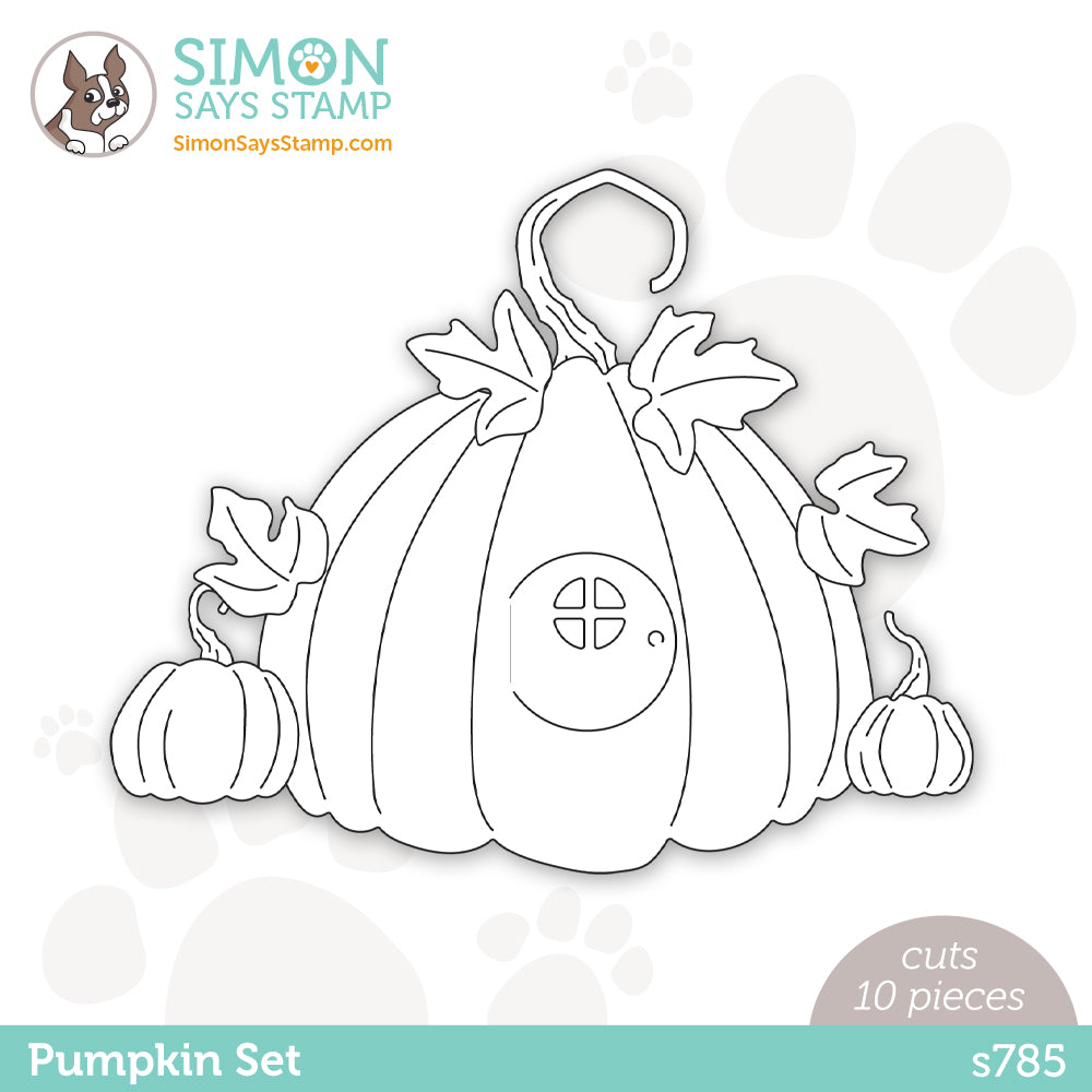Simon Says Stamp PUMPKIN SET Wafer Dies s785