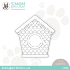 Simon Says Stamp SCALLOPED BIRDHOUSE Wafer Dies s786 Cozy Hugs