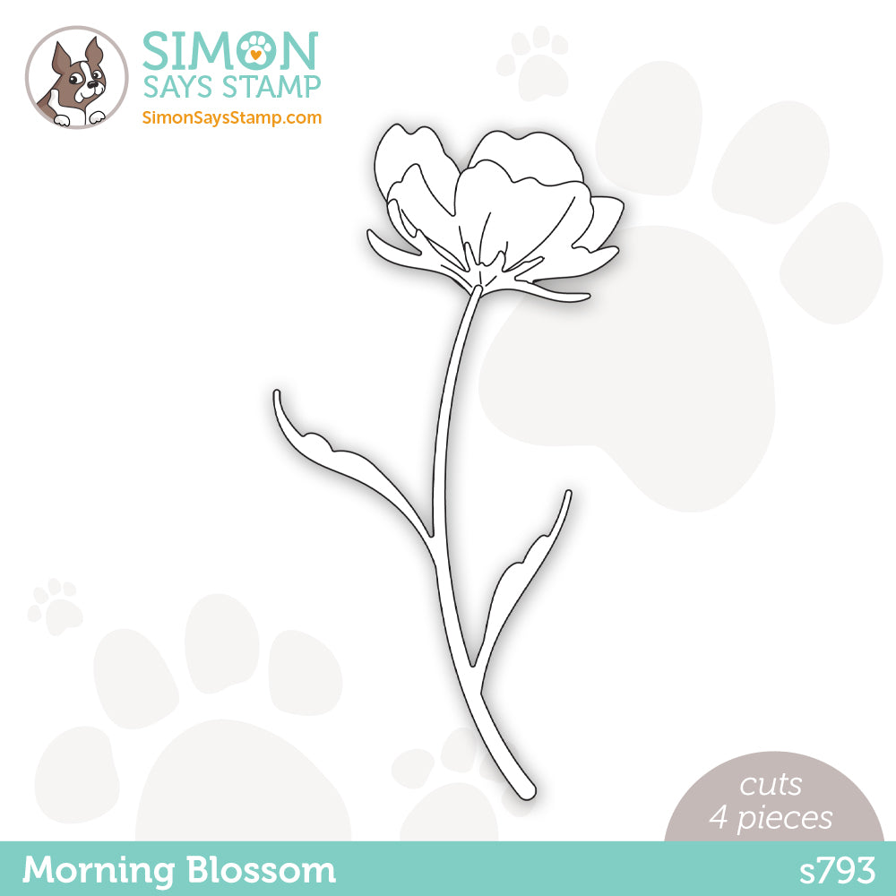 Simon Says Stamp MORNING BLOSSOM Wafer Dies s793
