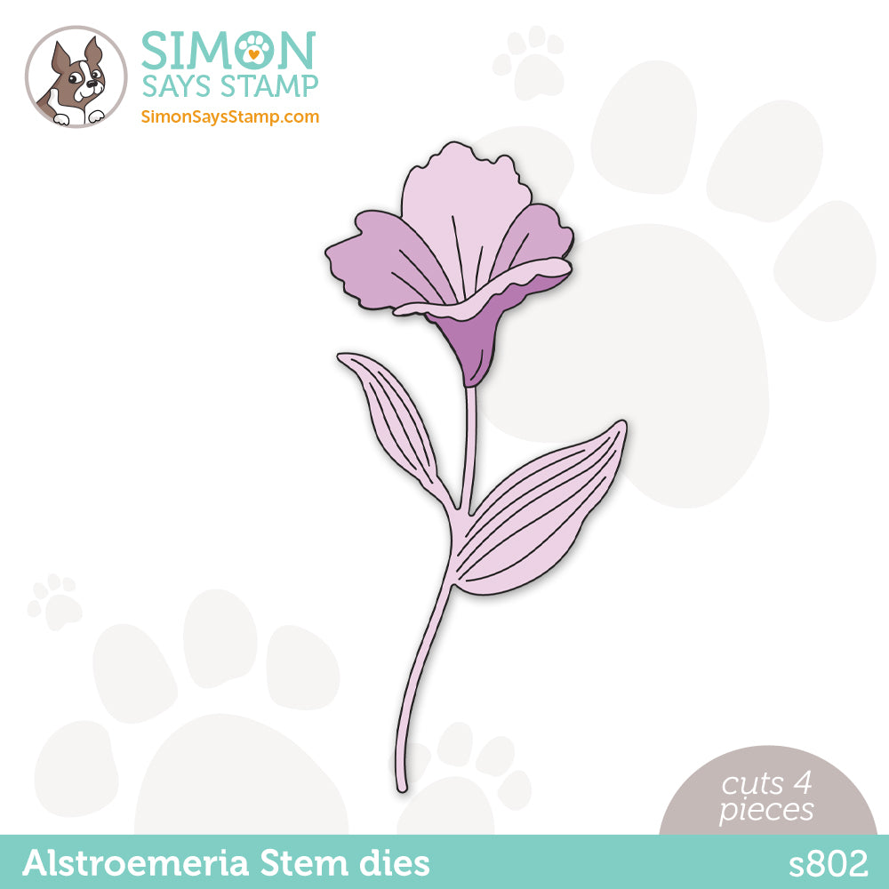 Simon Says Stamp ALSTROEMERIA STEM Wafer Dies s802
