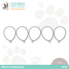 Simon Says Stamp ROW OF BALLOONS Wafer Die s806 *