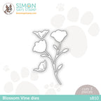 Simon Says Stamp BLOSSOM VINE Wafer Dies s810