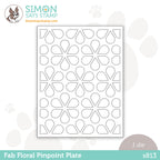 Simon Says Stamp FAB FLORAL PINPOINT PLATE Wafer Die s813